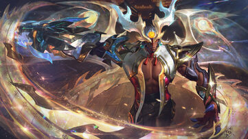 Aatrox Dragon Lantern Prestige LoL WR Wallpaper Thumbnail