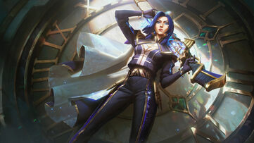 Caitlyn Arcane Commander Prestige LoL Wallpaper Thumbnail