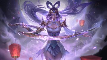 Diana Lunar Goddess Pearl LoL Wallpaper Thumbnail