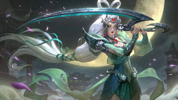 Diana Lunar Goddess Turquoise LoL Wallpaper Thumbnail