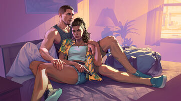 GTA 6 Jason and Lucia Motel Wallpaper Thumbnail