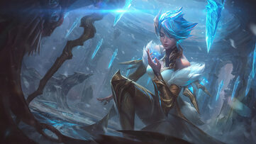 Irelia Frostblade Golden LoL Wallpaper Thumbnail