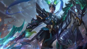Jarvan IV Warring Kingdoms Mythic Chroma LoL WR Wallpaper Thumbnail