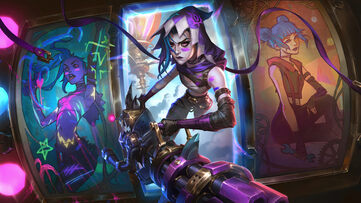 Jinx Arcane Fractured LoL Wallpaper Thumbnail