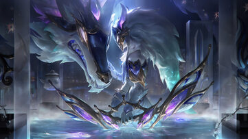 Kindred Porcelain Prestige Edition LoL Wallpaper Thumbnail