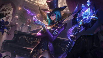 LeBlacn Rose Quartz Prestigious Chroma LoL Wallpaper Thumbnail