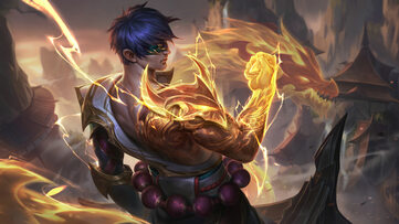 Lee Sin Dragon Fist Mythic Chroma LoL Wallpaper Thumbnail