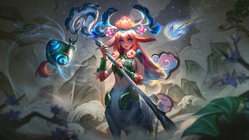 Lillia Shan Hai Scrolls LoL Wallpaper Thumbnail