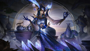 Lissandra Porcelain Prestige Edition LoL Wallpaper Thumbnail