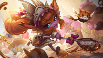 Lulu Cafe Cuties LoL Wallpaper Thumbnail