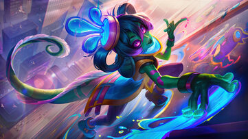 Neeko Street Demon LoL Wallpaper Thumbnail