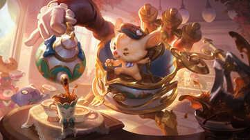 Rumble Cafe Cuties LoL Wallpaper Thumbnail