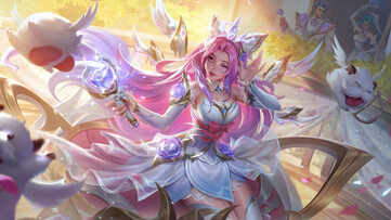 Seraphine Crystal Rose Passive Music LoL WR Wallpaper Thumbnail