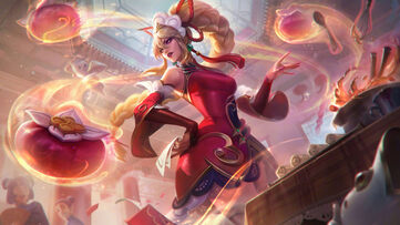Syndra Dumpling Darlings LoL Wallpaper Thumbnail