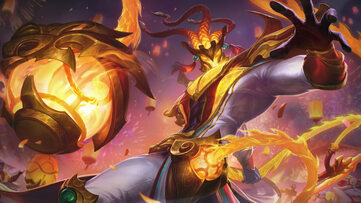 Thresh Dragon Lantern LoL WR Wallpaper Thumbnail