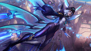 Xayah Battle Bat LoL Wallpaper Thumbnail
