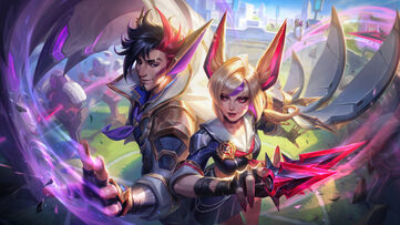 Xayah Rakan Battle Academia LoL Wallpaper Thumbnail