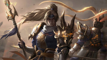 Xin Zhao Golden Chroma LoL Wallpaper Thumbnail