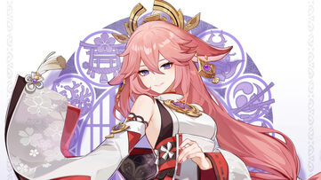 Yae Miko Genshin Impact Wallpaper Thumbnail