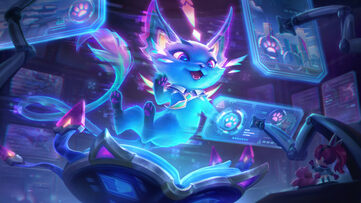 Yuumi Cyber Cat LoL Wallpaper Thumbnail