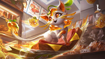 Yuumi Food Spirit LoL Wallpaper Thumbnail